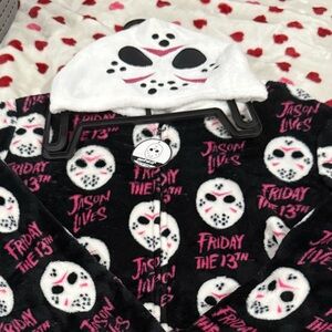 Jason Lives Black and Pink Pajama Onsie NWT